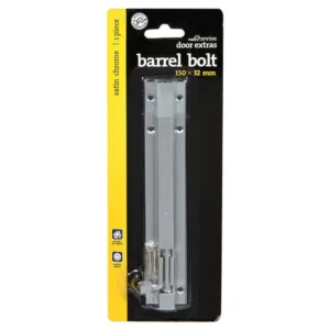 Trio Barrel Bolt 32 x 150mm Satin Chrome