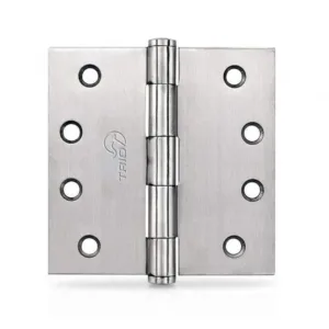 Trio Door Butt Hinge Fixed Pin 100 x 100 x 2.5mm 304 Stainless Steel