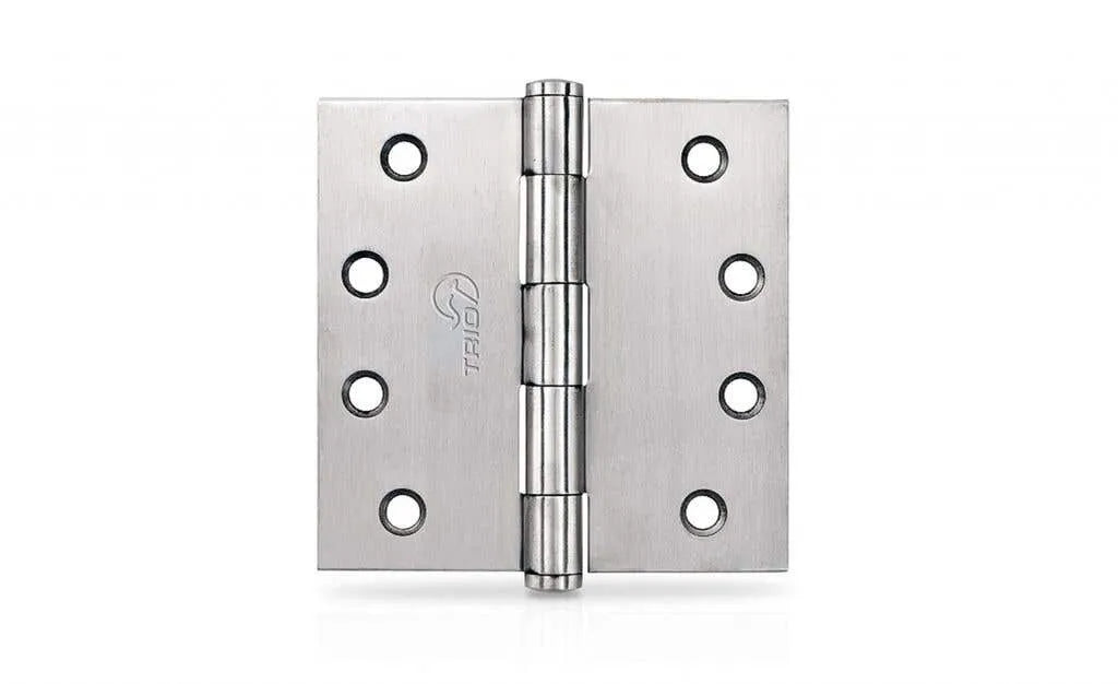 Trio Door Butt Hinge Fixed Pin 100 x 100 x 2.5mm 304 Stainless Steel