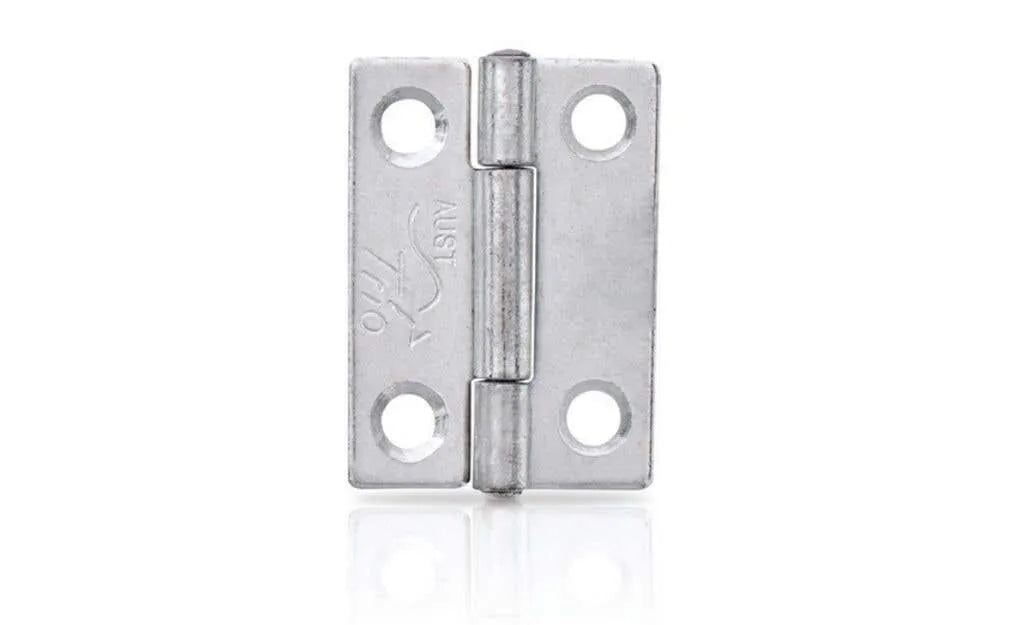 Trio Door Butt Hinge Fixed Pin 35 x 25 x 1.2mm Stainless Steel