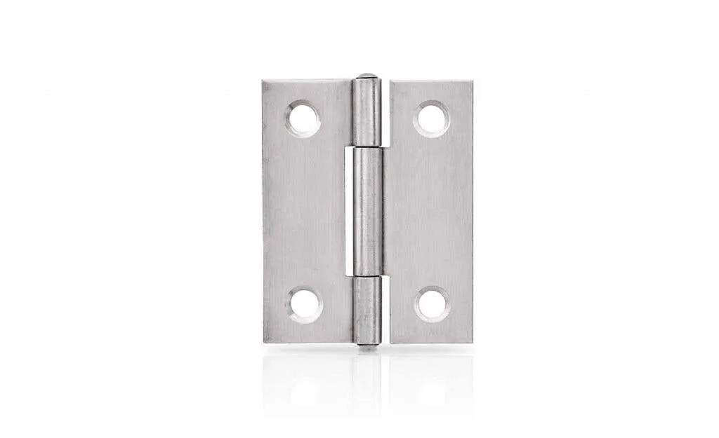 Trio Door Butt Hinge Fixed Pin 50 x 40 x 1.2mm Stainless Steel