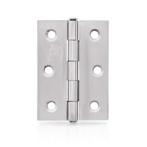 Trio Door Butt Hinge Fixed Pin 70 x 50 x 1.6mm Stainless Steel