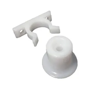 Trio Doorstop Catch Nylon White 25mm