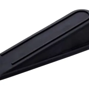 Trio Doorstop Rubber Wedge 23mm Black