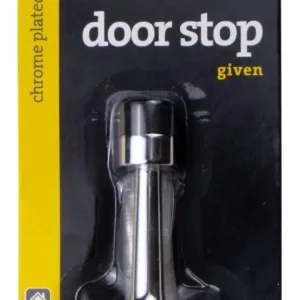 Trio Given Wall Mounted Doorstop Chrome Plated 75mm