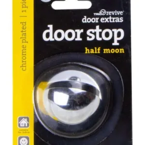 Trio Half Moon Door Stop 25mm Chrome Plated