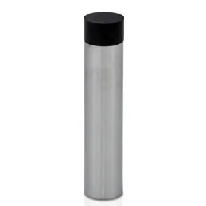 Trio Hart Doorstop with Base Satin Chrome 100mm