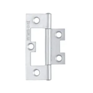 Trio Hirline Door Hinge Fixed Pin 65 x 38 x 1.4mm Stainless Steel