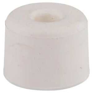 Trio Rubber Doorstop White 29mm