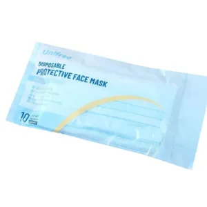 Unifree Disposable Protective Face Mask - 10 Pack