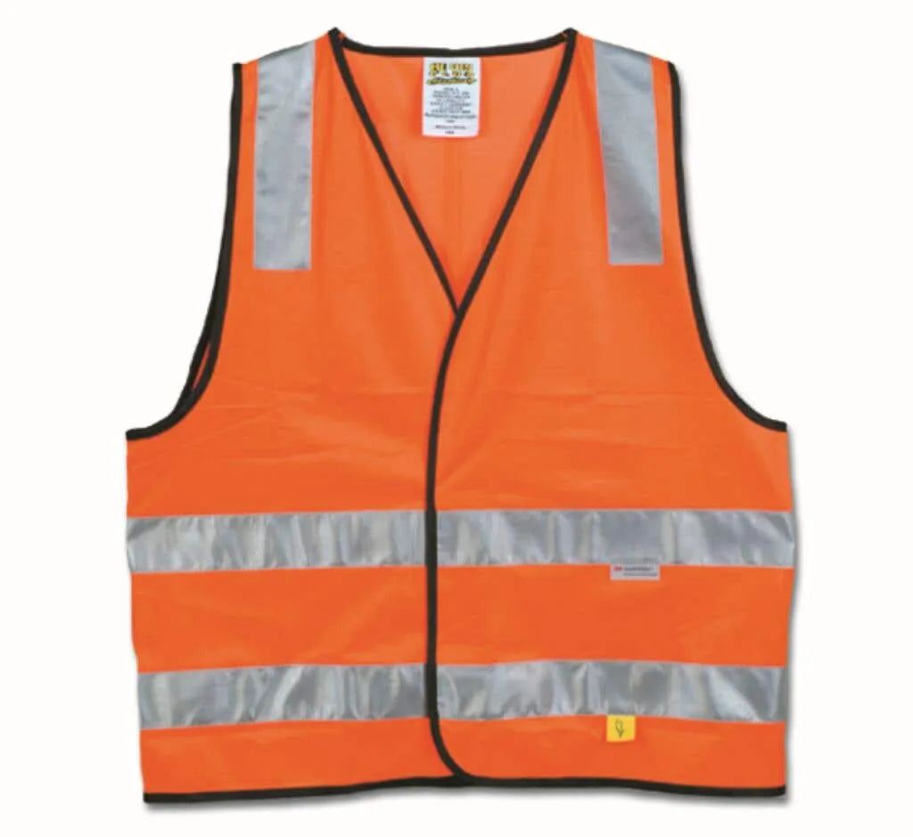 Vest Hi-Vis Safey Vest Day-Night Orange XL