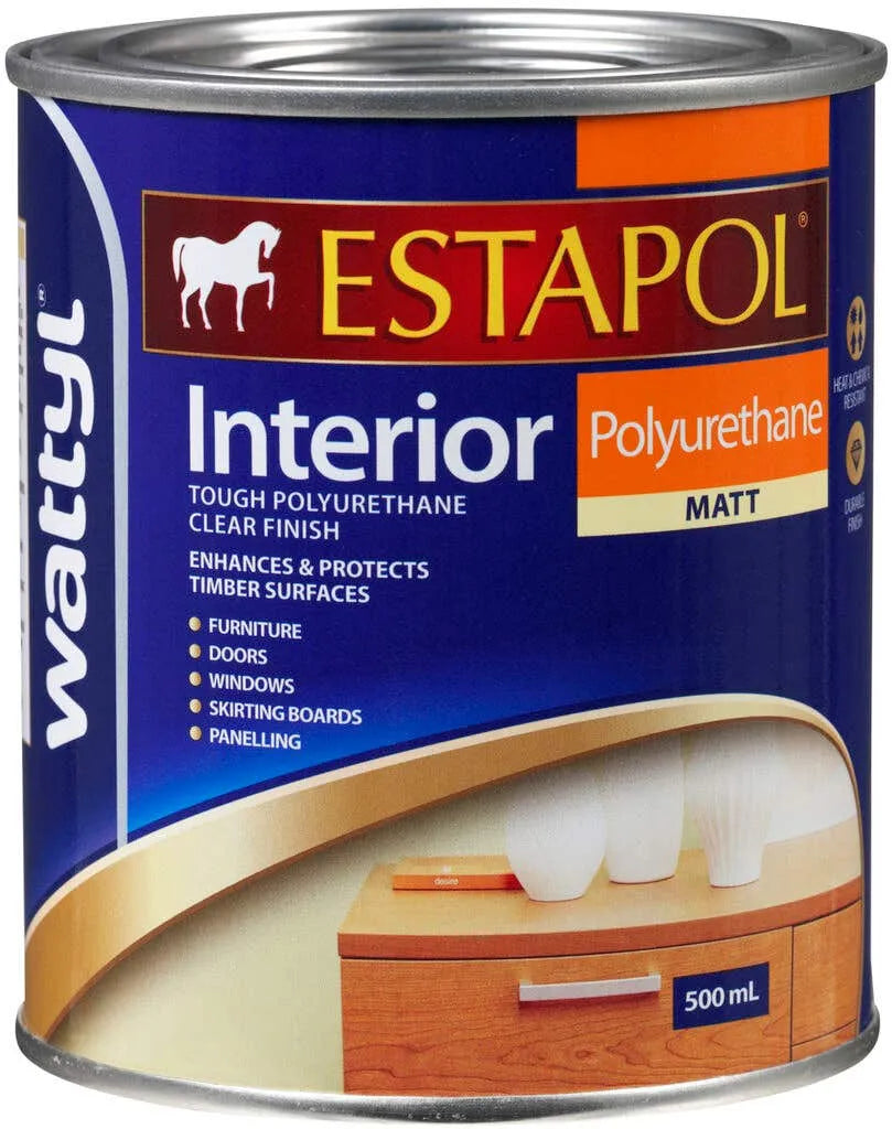 Wattyl Estapol Interior Polyurethane Matt 500mL