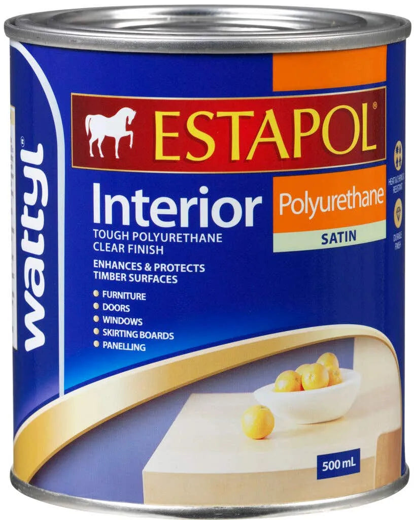 Wattyl Estapol Interior Polyurethane Satin 500mL