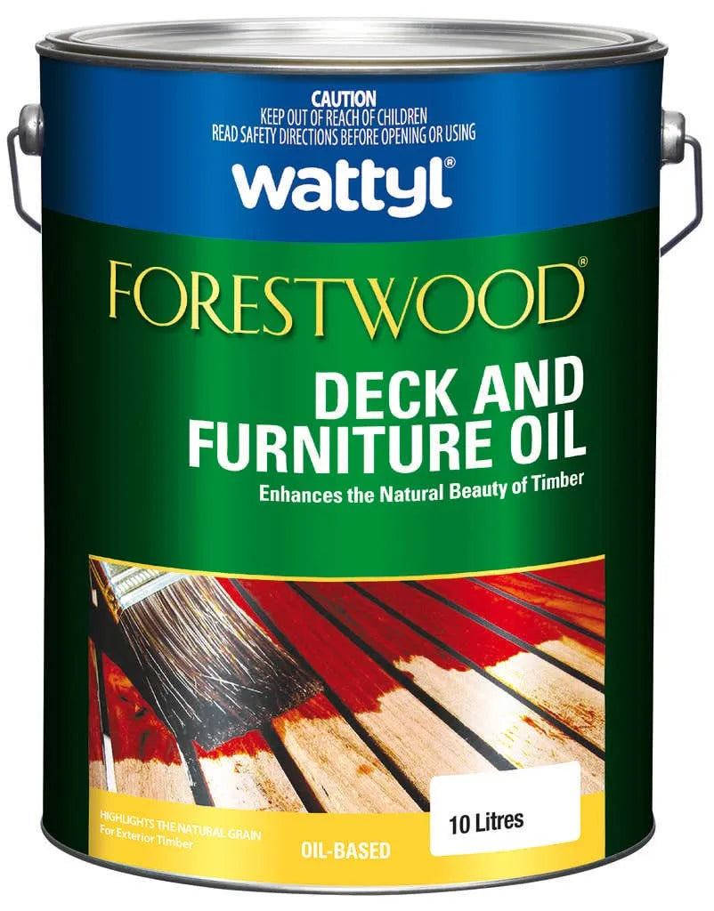 Wattyl Forestwood Deck & Furniture Oil Natural 10L