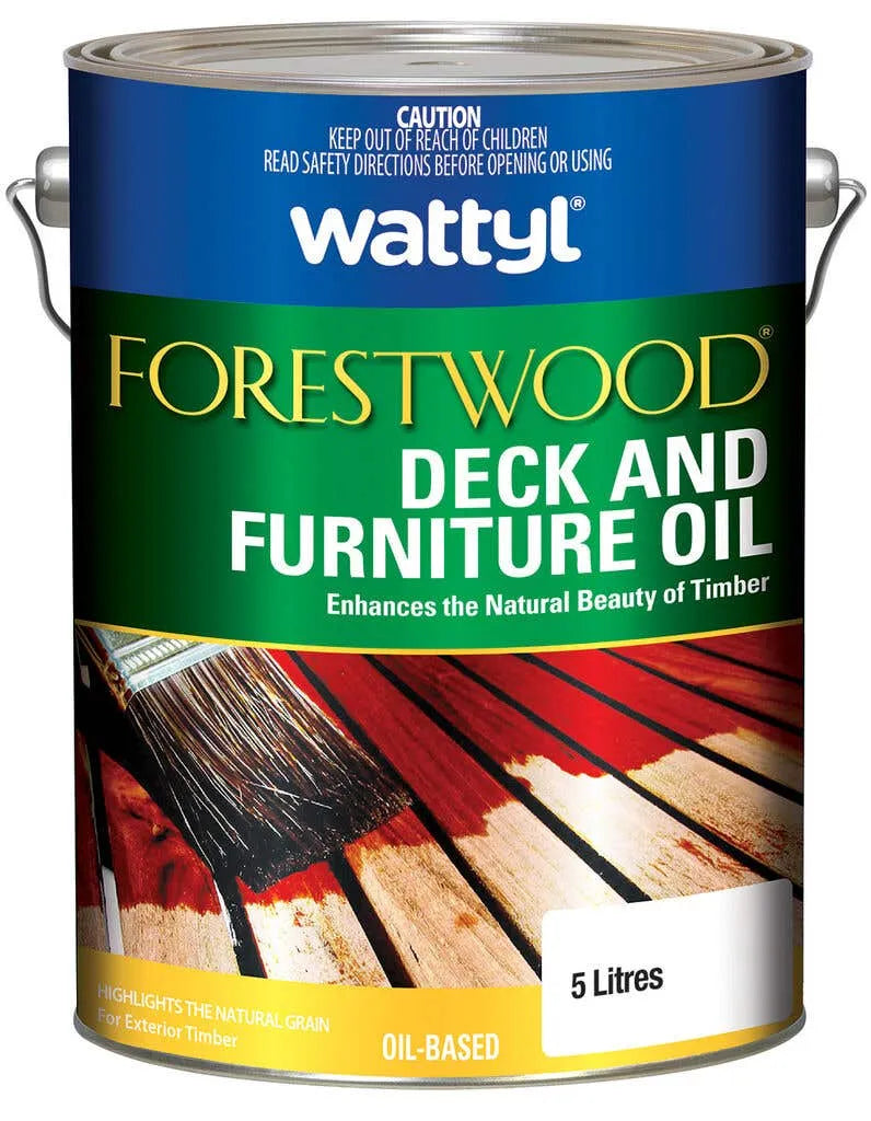 Wattyl Forestwood Deck & Furniture Oil Natural 5L