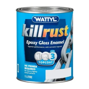 Wattyl Killrust Epoxy Gloss Enamel Ultra Blue 1L