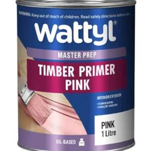 Wattyl Master Prep Timber Primer Pink 1L