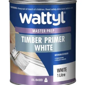 Wattyl Master Prep Timber Primer White 1L