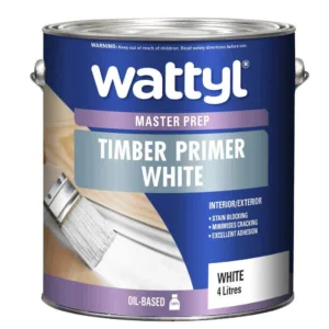 Wattyl Master Prep Timber Primer White 4L