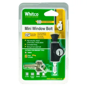 Whitco Blaxland Sliding Door Deadlock White