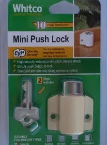 Whitco Lock Window Mini Push Primrose