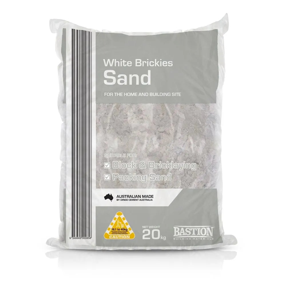 White Brickies Sand (20kg)