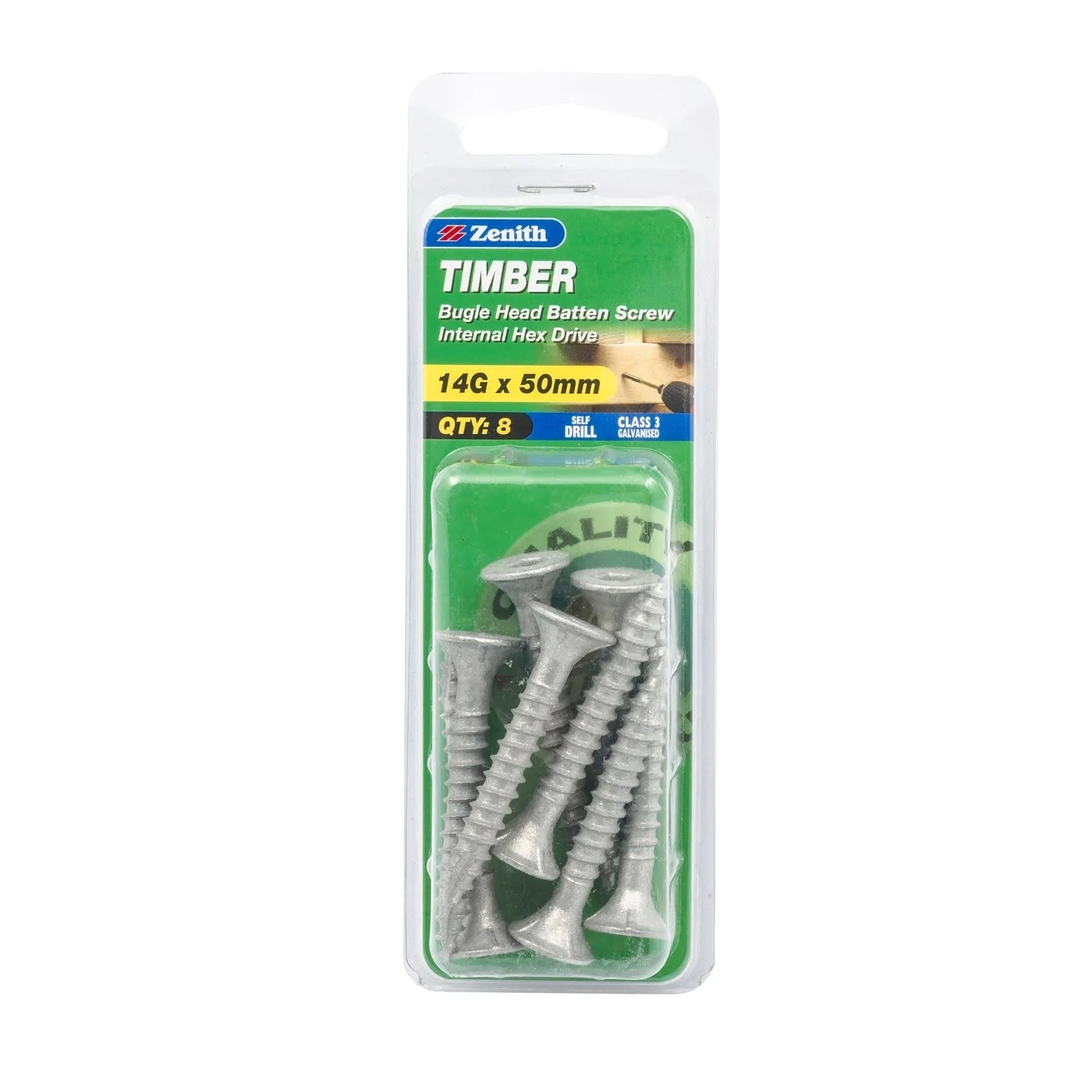 Zenith Galvanised Bugle Head Batten Timber Screw