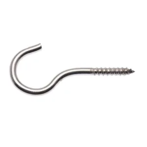 Zenith Ceiling Hook Stainless Steel 75 x 4.8mm (2 Pack) 2 Pack