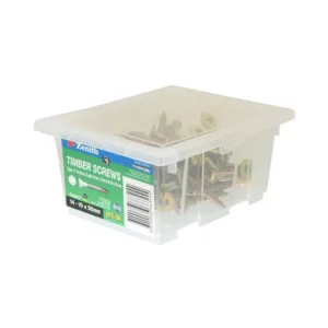 Zenith Gold Passivated Type 17 Batten Bugle Head Timber Screws 14-10 x 50mm - 50 Pack