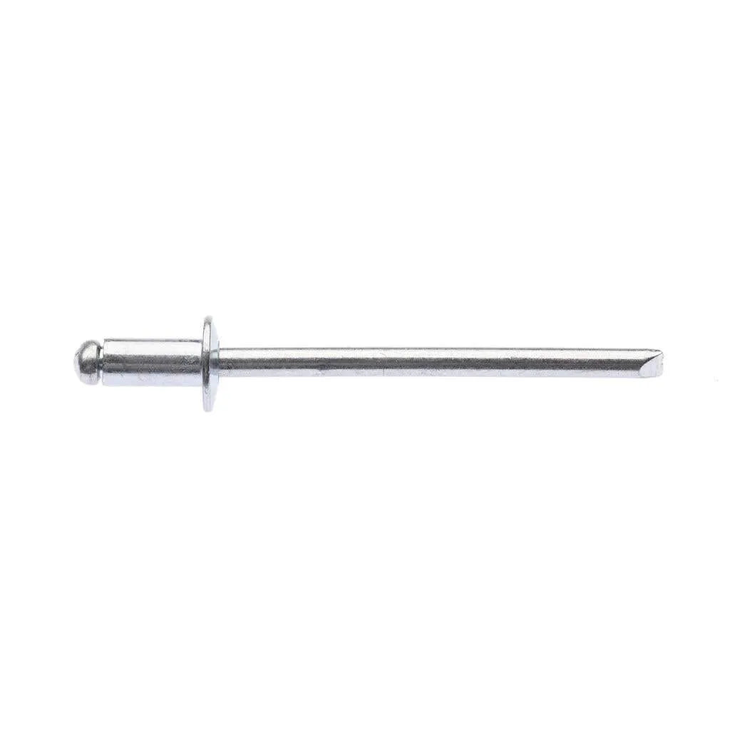Zenith Rivet Open Steel 1/8"Dia - 1/8" Grip 100 Pack
