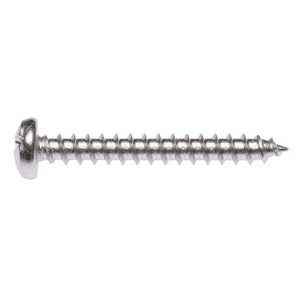 Zenith Self Tapping Screws Pan Head Stainless Steel 10G x 38mm 50 Pack
