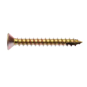 Zenith Timber Screws Countersunk Gold Passivated 10G x 40mm 50 Pack