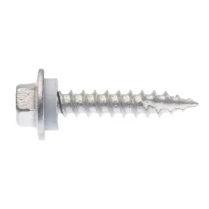 Zenith Timber Screws Hex with Seal Galv 12G x 30mm 10 Pack