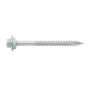 Zenith Timber Screws Hex with Seal Galv 12G x 65mm 50 Pack