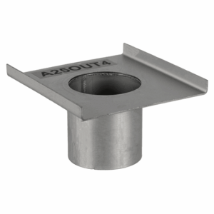 Aluminium Outlet for Drains - 85mm wide x 25mm deep (50mm Outlet)