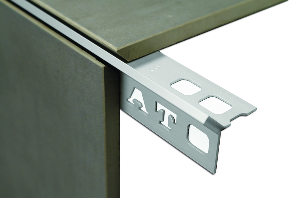 Decorative Y Section Aluminium 3m - Color: Matt silver | Size: 8mm