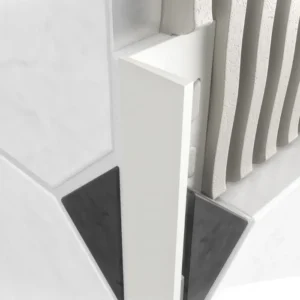 L Profile PVC Angle White 2.5m (3 Sizes) - Size: 10mm