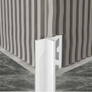 Birdsmouth Aluminium Angle – 3M (4 Colours, 2 Sizes) - Color: White | Size: 10mm