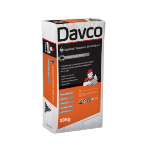 Davco Sanitized Superfine Grout White (4Sizes) - Size: 20kg