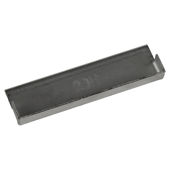 End Caps - Stainless Steel - 85mm wide x 20mm deep