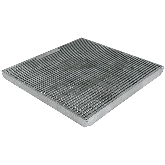Galvanised Grate Only to suit Plastic Pit - 340mm x 340mm Light Duty **FACTORY SECONDS** / Budaguard™ Heelguard