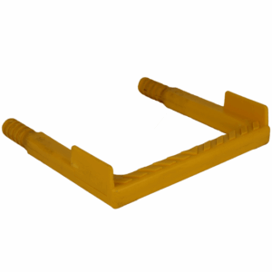 Galvanised Stormwater Pit Step Irons - Yellow - Brick In