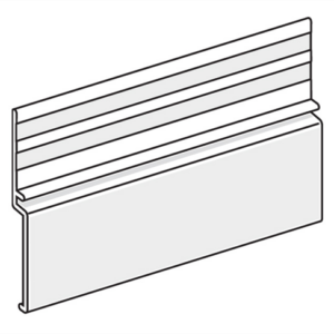 Hardie Base Trim Alum 9 x 3000mm for Fine Texture Cladding #306105