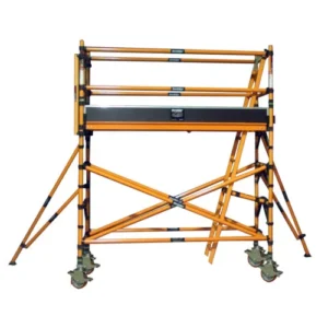 2.2m – 2.6m (Narrow Platform) Fibreglass Mobile Scaffold – 2.0m Length - 2 x 0.74 x 2.2