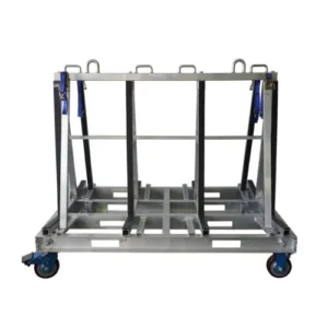 A Frame Trolley With Ratchet Strap Support Assembly