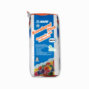 Mapei Kerabond Plus Tile Adhesive White & Grey 20kg - Color: White