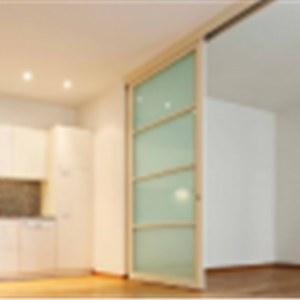Door Track Set Forerunner Single Wall Wall Mount White 50kg Pelmet