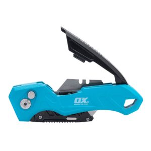 OX – Pro Heavy Duty Fixed Blade Folding Knife Incl 3 Blades – OX-P224301