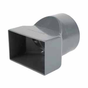 Stormwater RHS Adaptor - 100mm PVC / 200mm x 100mm