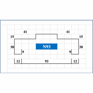 Single Leaf Door Frame (Non-Fire Rated) - N93 / 2065 x 724 (To suit 2040 x 720 x 35mm door) / Left Hand